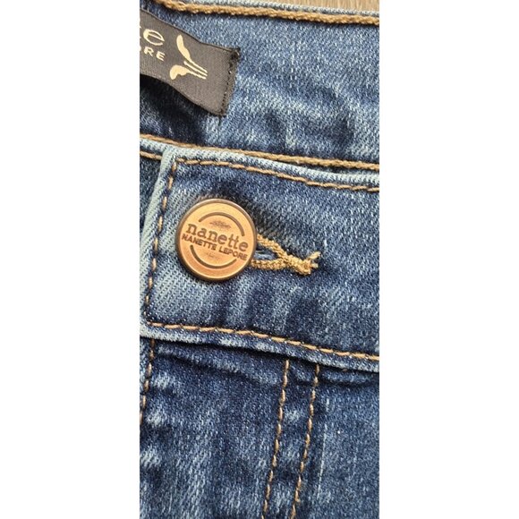 Nanette Lepore Jolie Super High Rise Relaxed Straight Jeans 16 NWT - Picture 14 of 16